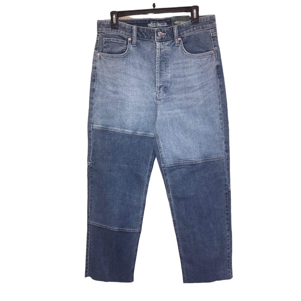 Wild Fable Jeans High Rise Button Fly Denim Cropped Size 10/30 NWOT